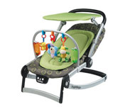 Melodia Bouncer in Green Bubbles